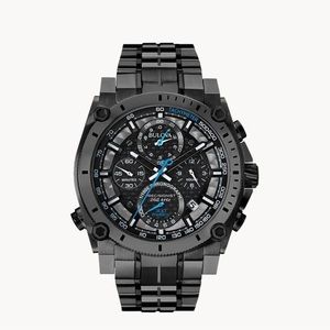 Mens Bulova 98B229 46.5 mm Precisionist Chronograph Watch